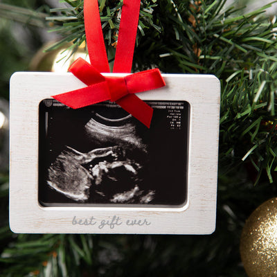 Pearhead's "best gift ever" sonogram ornament
