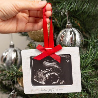Pearhead's "best gift ever" sonogram ornament