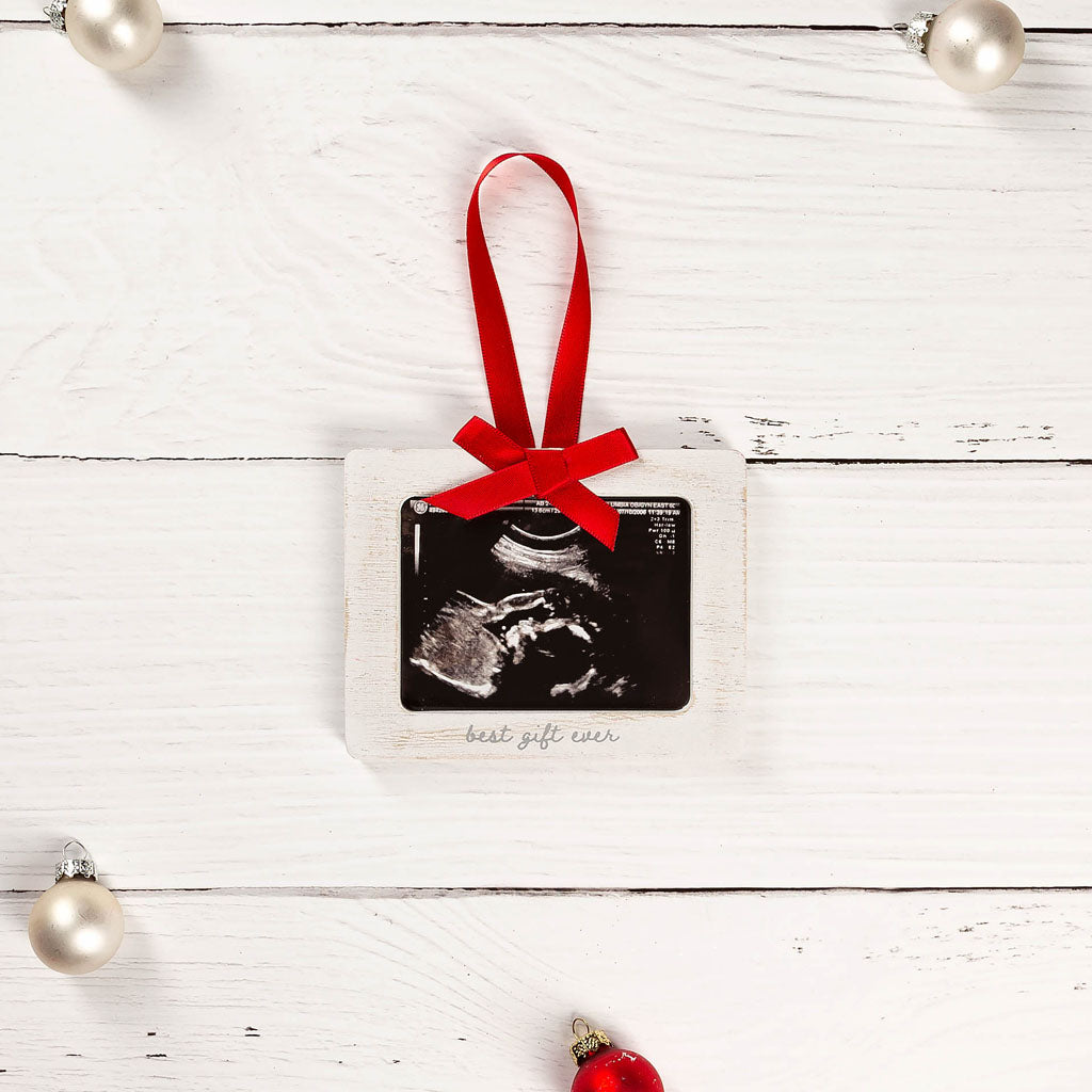 Pearhead's "best gift ever" sonogram ornament