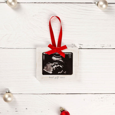 Pearhead's "best gift ever" sonogram ornament
