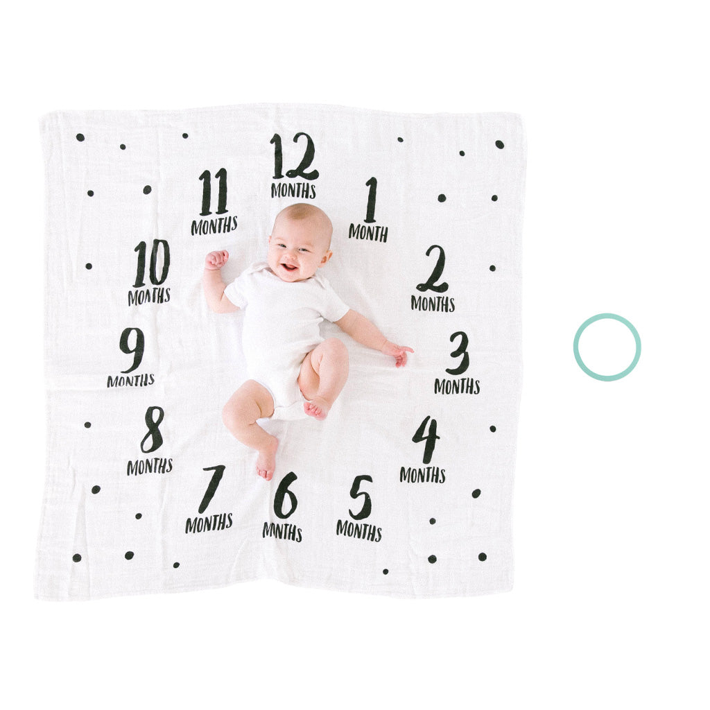 watch me grow milestone blanket