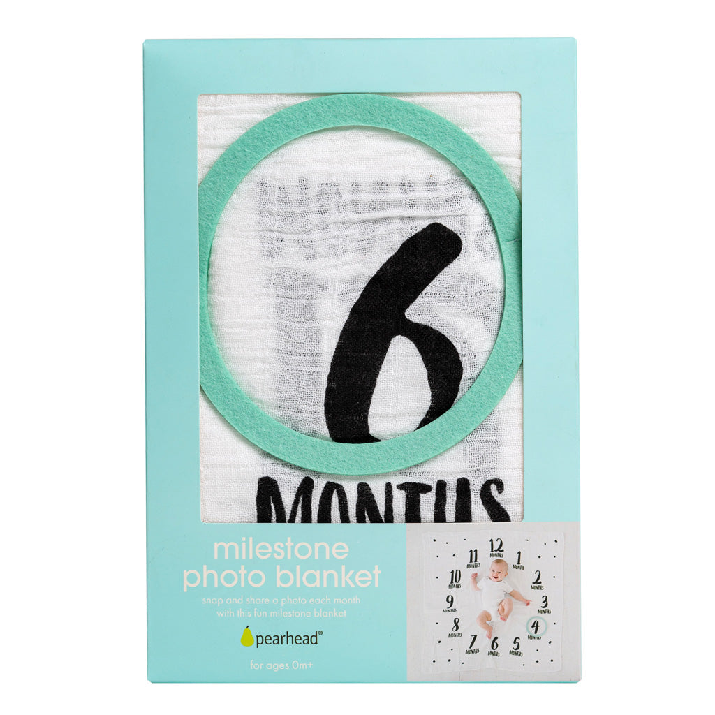 watch me grow milestone blanket