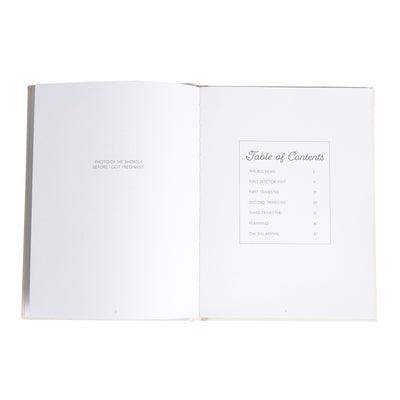 linen pregnancy journal