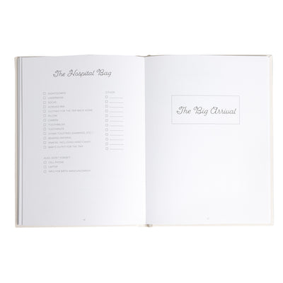 linen pregnancy journal