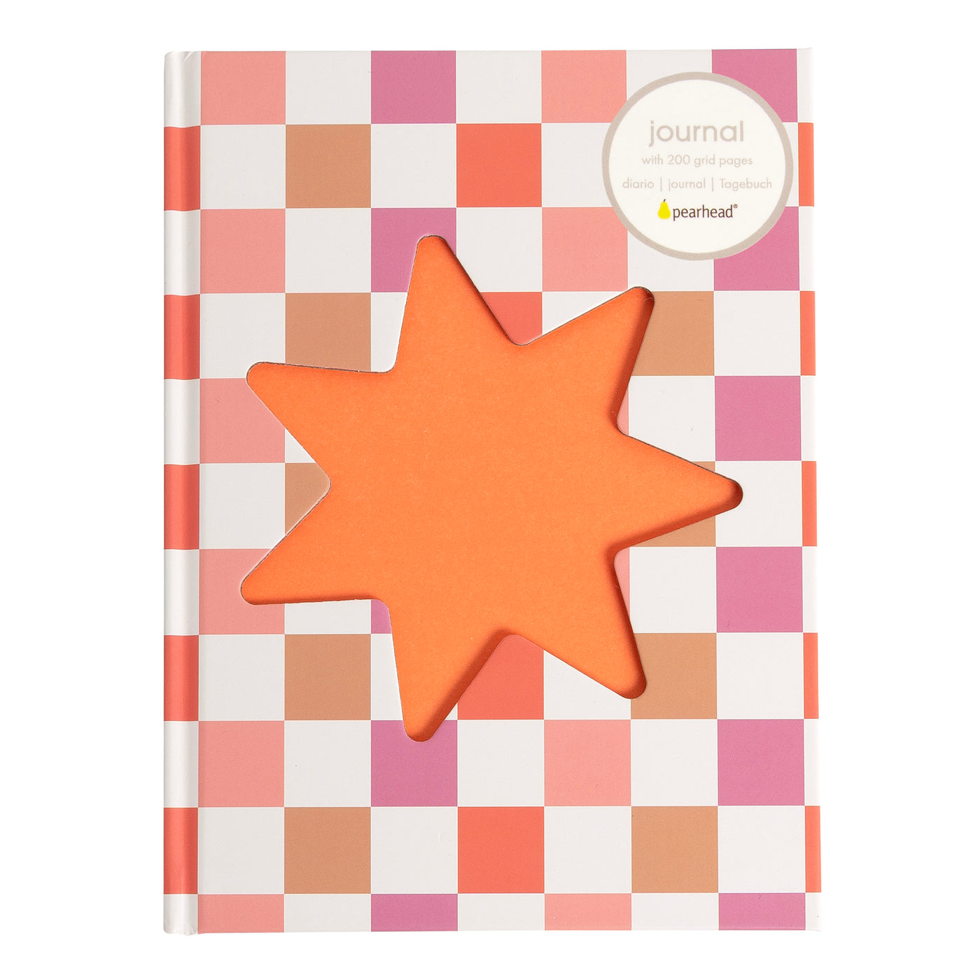 pink & orange cut out journal