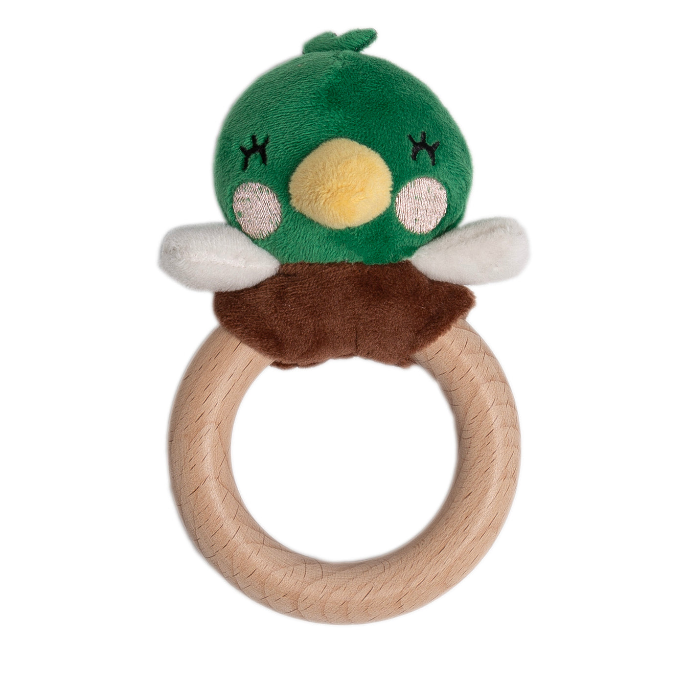 mallard duck wooden teether