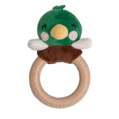 mallard duck wooden teether