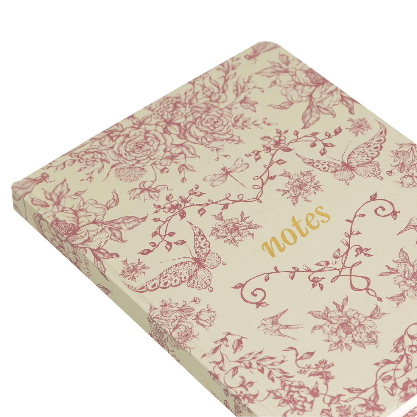 red toile journal