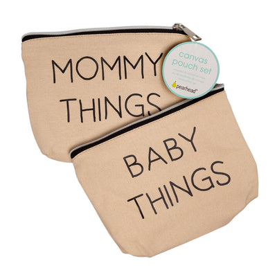 Pearhead's mommy and baby travel pouch