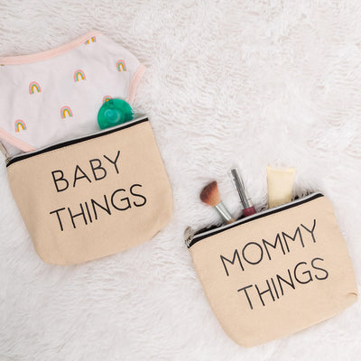 Pearhead's mommy and baby travel pouch