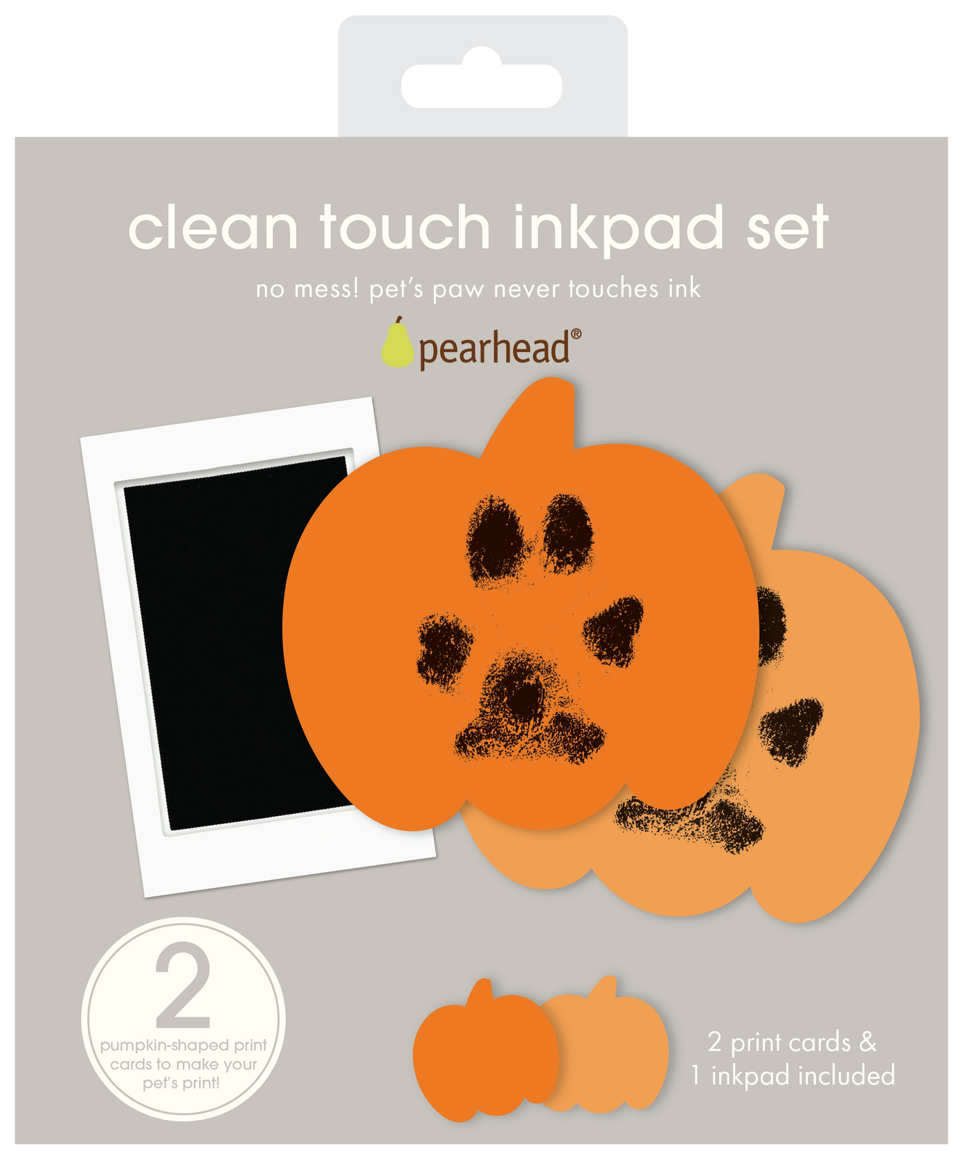 pumpkin clean-touch ink pad set