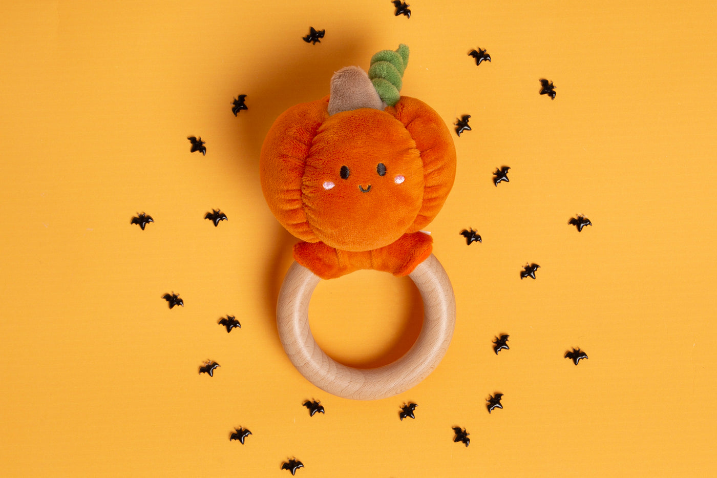 Wooden Pumpkin Teether