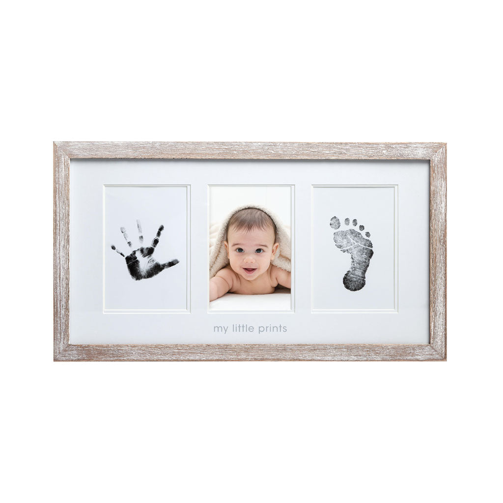 Pearhead's babyprints rustic frame