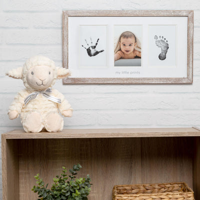 Pearhead's babyprints rustic frame